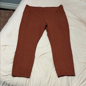 CAbi Rust Red leggings
